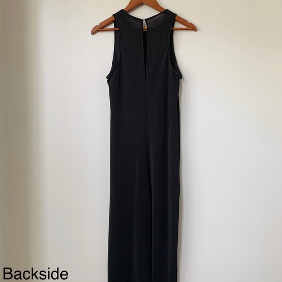 ZARA | LIGHT FLOWY SLINKY HIGHNECK JUMPSUIT ONE PIECE EXTRA LENGTH WIDE LEG - Picture 2 of 8